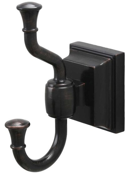 Stratton Towel Hook in Tuscan Bronze.